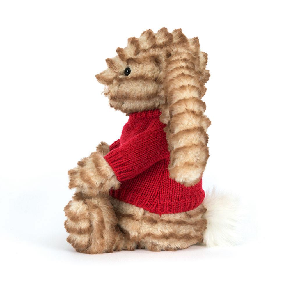 Jerséis Jellycat Bashful Luxe Bunny Juniper with Personalised Jumper 31cm x 12cm x 9cm Marrones  Ecuador |  EAMQV1208
