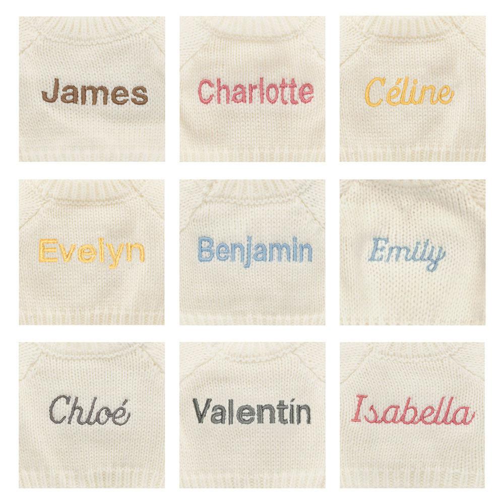 Jerséis Jellycat Bashful Luxe Bunny Luna with Personalised Cream Jumper 31cm x 12cm x 9cm Blancas  Ecuador |  SMNTW9416