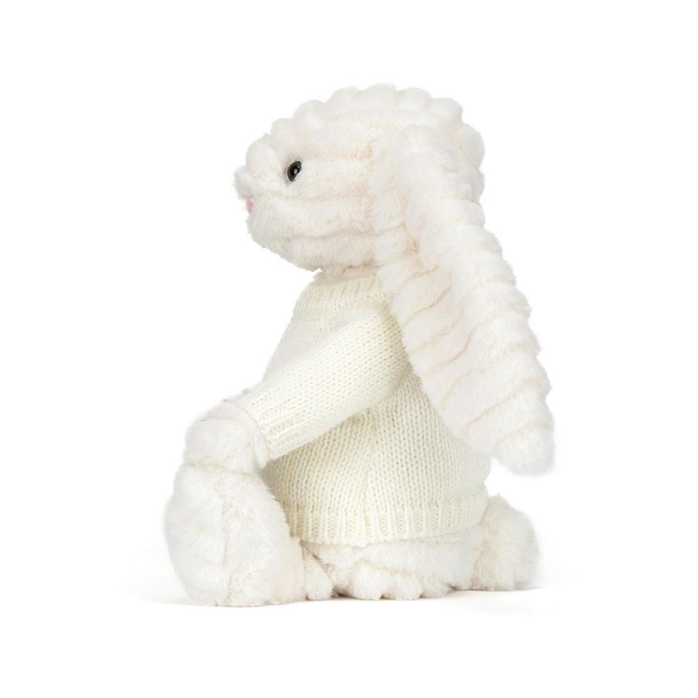 Jerséis Jellycat Bashful Luxe Bunny Nimbus with Personalised Cream Jumper 31cm x 12cm x 9cm Blancas  Ecuador |  BYTXS3192