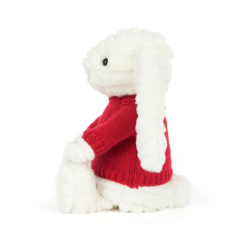 Jerséis Jellycat Bashful Luxe Bunny Nimbus with Personalised Jumper 31cm x 12cm x 9cm Blancas  Ecuador |  ZGAIB9670