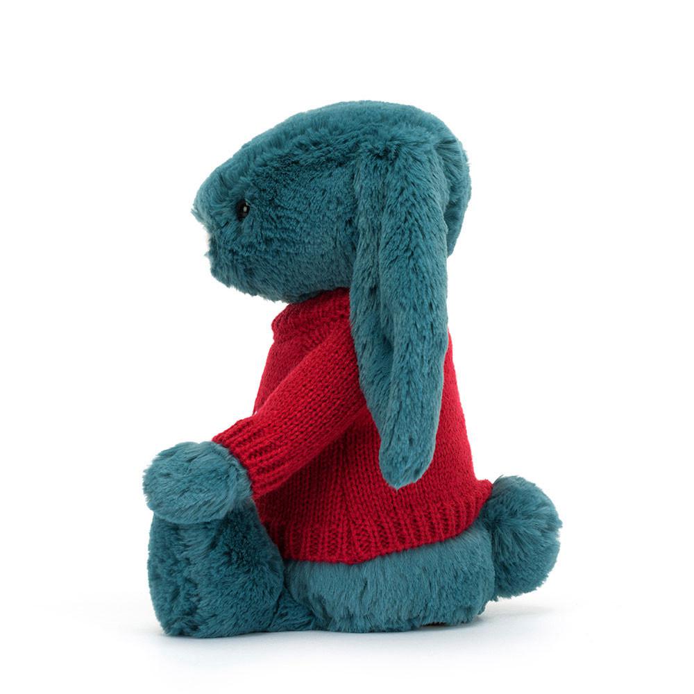 Jerséis Jellycat Bashful Mineral Bunny with Personalised Jumper 31cm x 12cm x 9cm Azules  Ecuador |  AGJVL5492