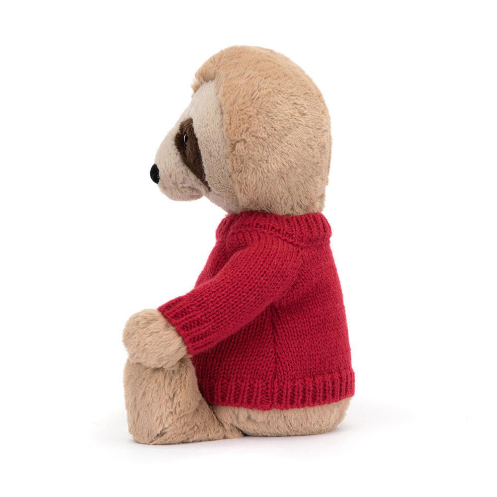 Jerséis Jellycat Bashful Sloth with Personalised Jumper 28cm x 10cm x 7cm Beige  Ecuador |  TBLJX7562