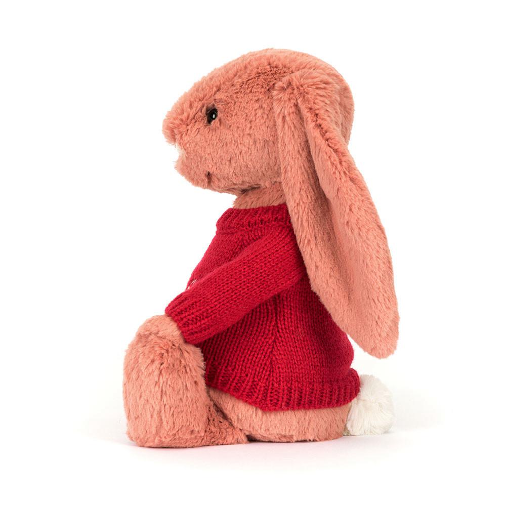 Jerséis Jellycat Bashful Sorrel Bunny with Personalised Jumper 31cm x 12cm x 9cm Naranjas  Ecuador |  JSYKZ4301