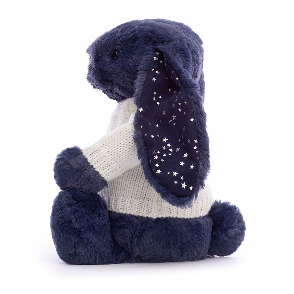 Jerséis Jellycat Bashful Stardust Bunny with Personalised Cream Jumper 31cm x 12cm x 9cm Azules  Ecuador |  PJXYV6792