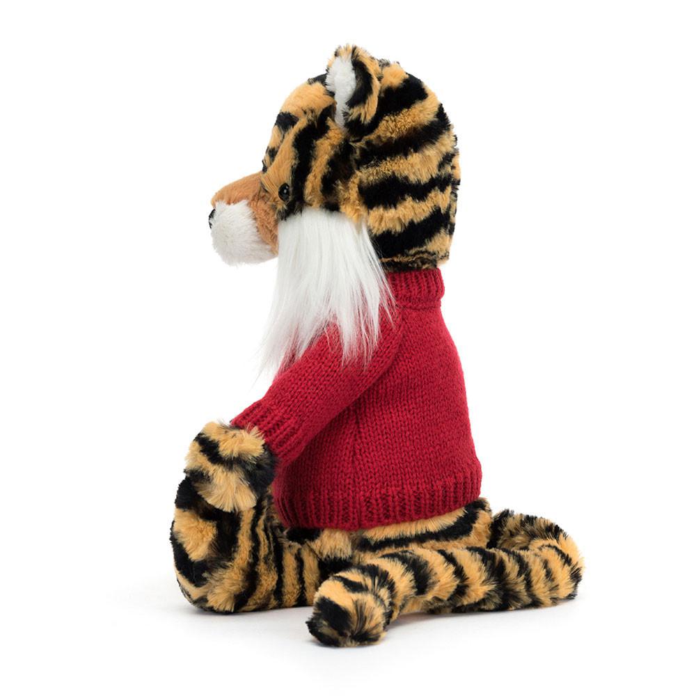 Jerséis Jellycat Bashful Tiger with Personalised Jumper 31cm x 12cm x 9cm Amarillo  Ecuador |  ZMEBV1530
