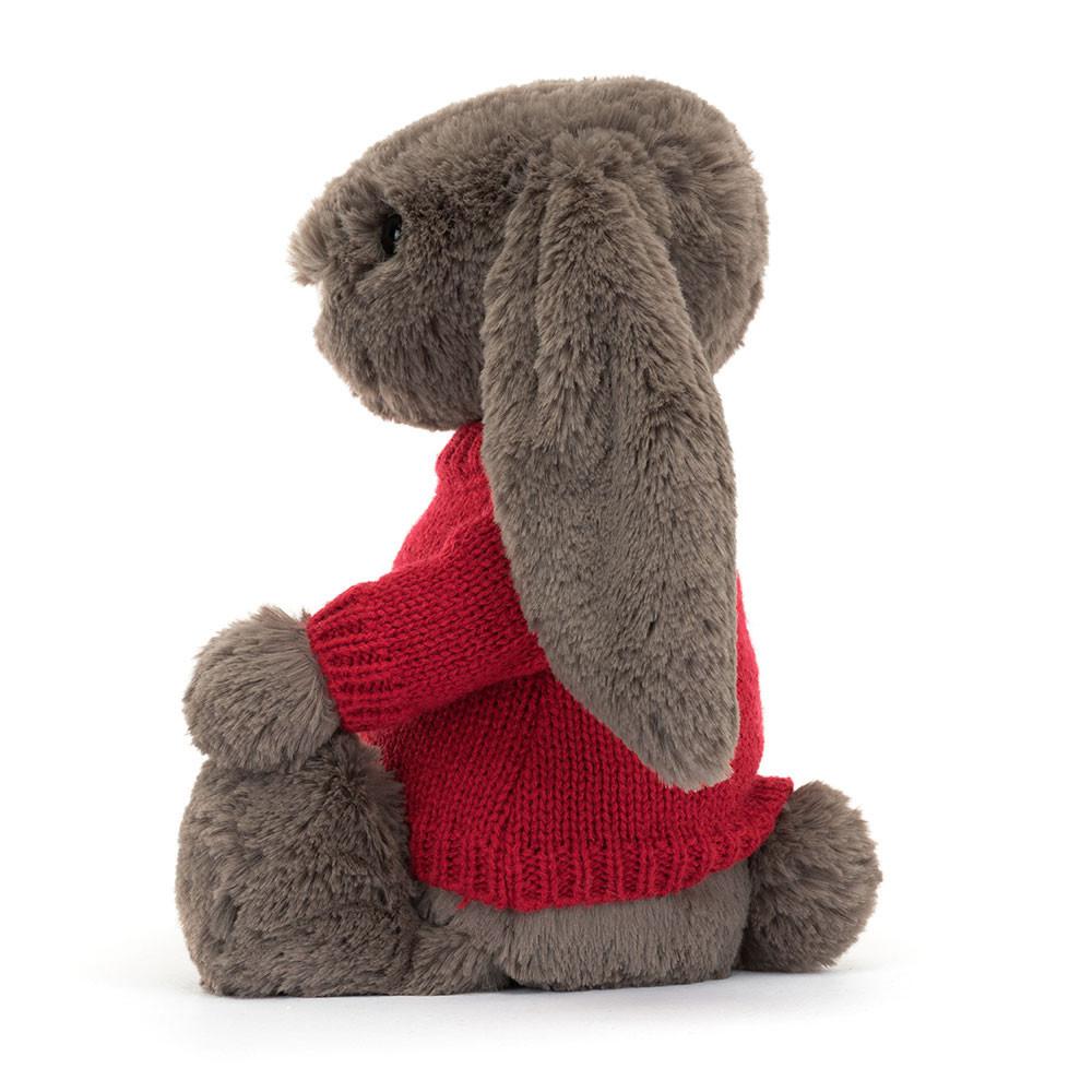 Jerséis Jellycat Bashful Truffle Bunny with Personalised Jumper 31cm x 12cm x 9cm Marrones  Ecuador |  BZHGF0895