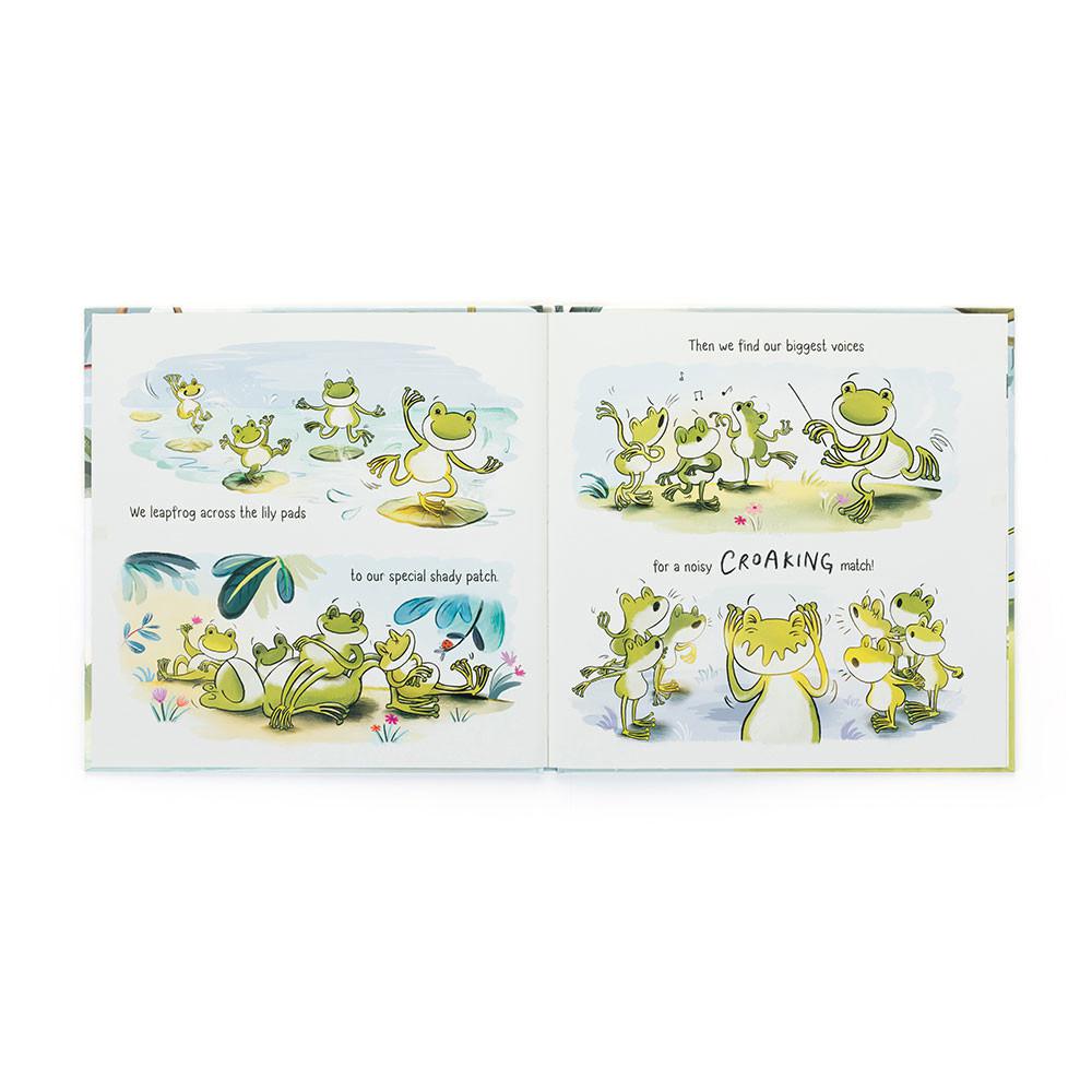 Juegos De Libros Y Juguetes Jellycat A Fantastic Day for Finnegan Frog Book and Finnegan Frog Verde  Ecuador |  XLZIE2510