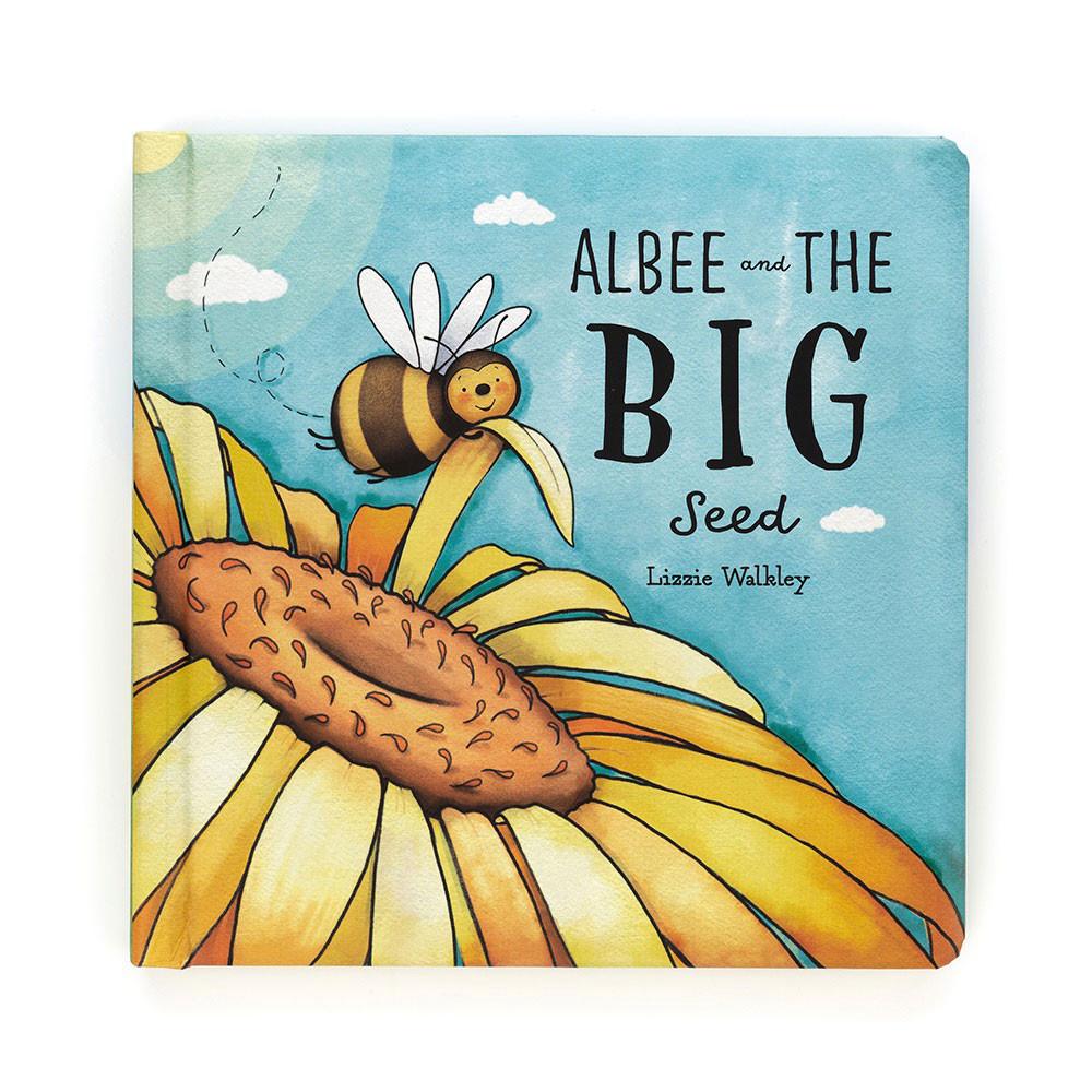 Juegos De Libros Y Juguetes Jellycat Albee And The Big Seed Book and Bashful Bee Medium Negras  Ecuador |  JQAMB4801
