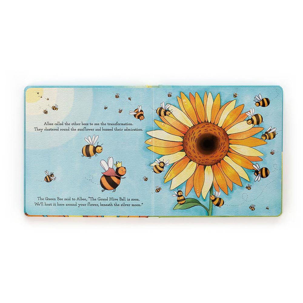 Juegos De Libros Y Juguetes Jellycat Albee And The Big Seed Book and Bashful Bee Medium Negras  Ecuador |  JQAMB4801