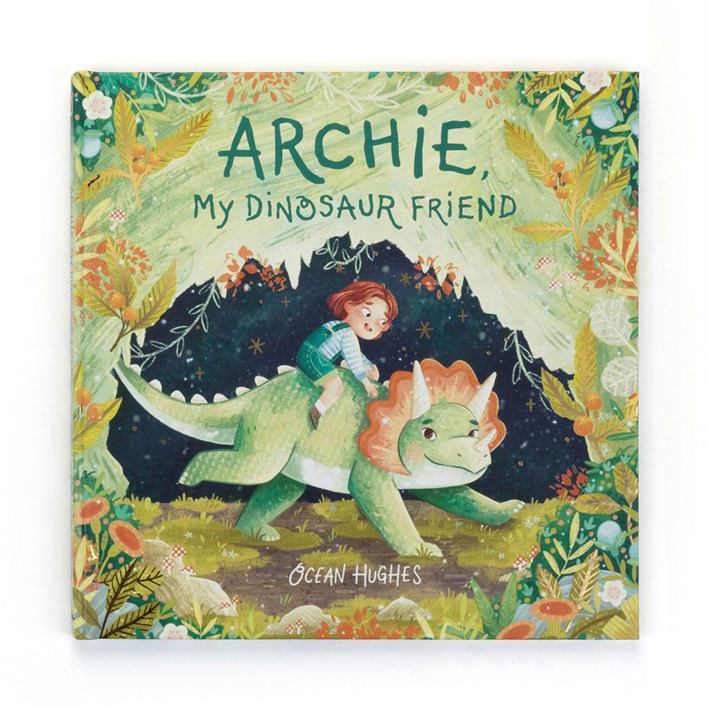 Juegos De Libros Y Juguetes Jellycat Archie, My Dinosaur Friend Book and Archie Dinosaur Verde  Ecuador |  HGWBV8493
