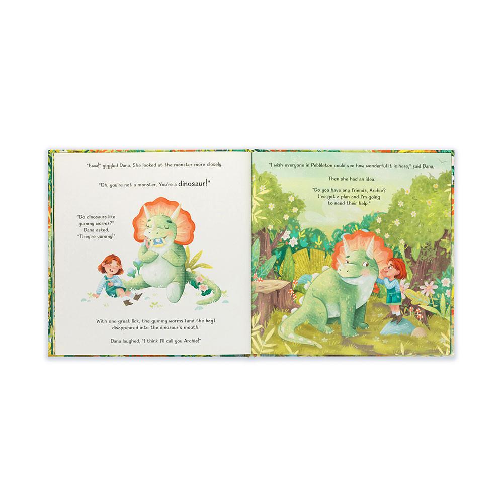 Juegos De Libros Y Juguetes Jellycat Archie, My Dinosaur Friend Book and Archie Dinosaur Verde  Ecuador |  HGWBV8493