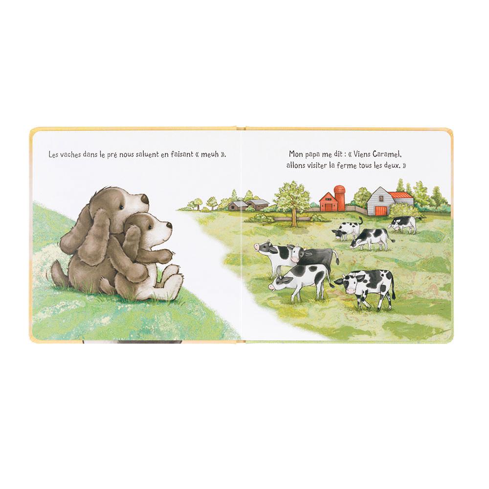 Juegos De Libros Y Juguetes Jellycat Caramel Le Toutou Timide Et Son Papa & Bashful Fudge Puppy Medium Marrones  Ecuador |  GPKHD8290