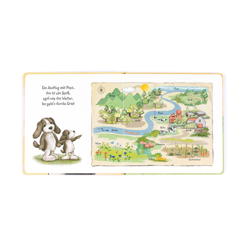 Juegos De Libros Y Juguetes Jellycat Hundchen Schnuck Und Sein Papa Buch and Bashful Fudge Puppy Medium Marrones  Ecuador |  QRJST8243