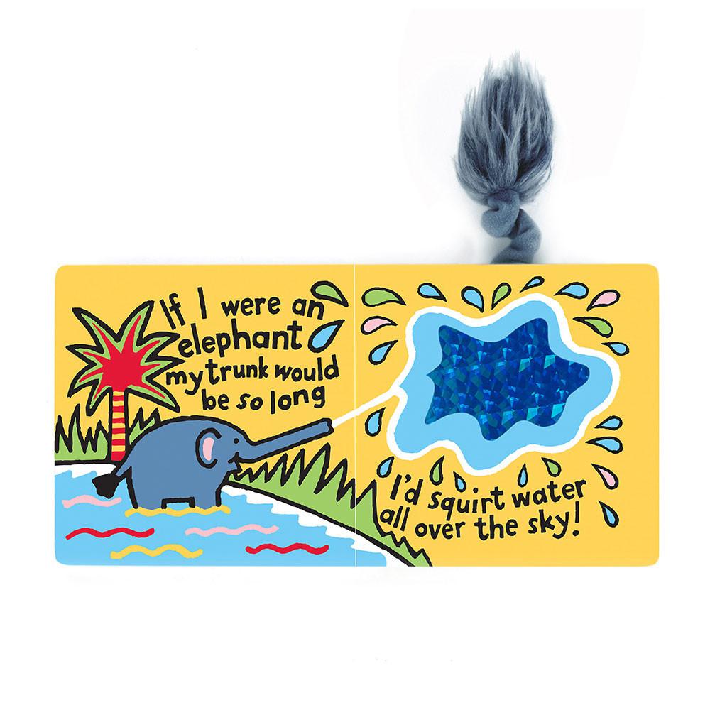 Juegos De Libros Y Juguetes Jellycat If I Were An Elephant Board Book and Fuddlewuddle Elephant Medium Azules  Ecuador |  HDVBM9670