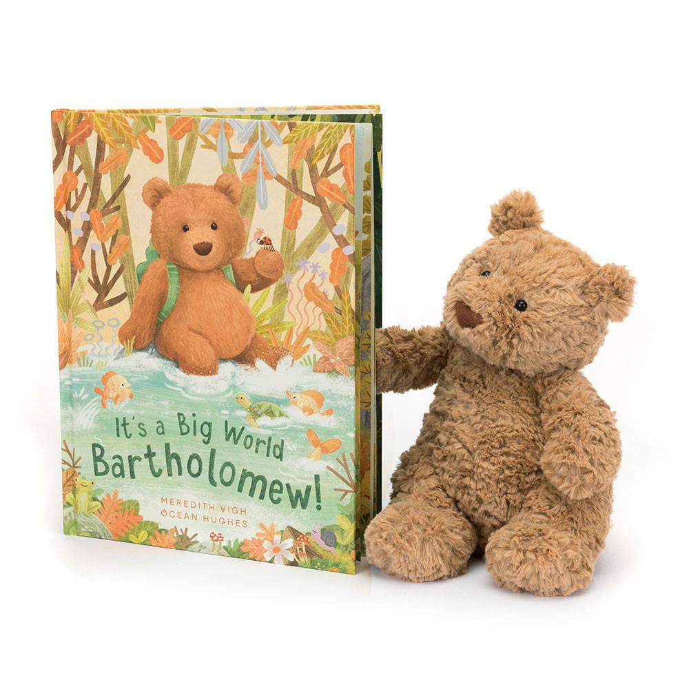 Juegos De Libros Y Juguetes Jellycat It\'s a Big World Bartholomew Book and Bartholomew Bear Medium Marrones  Ecuador |  MTGZH2490