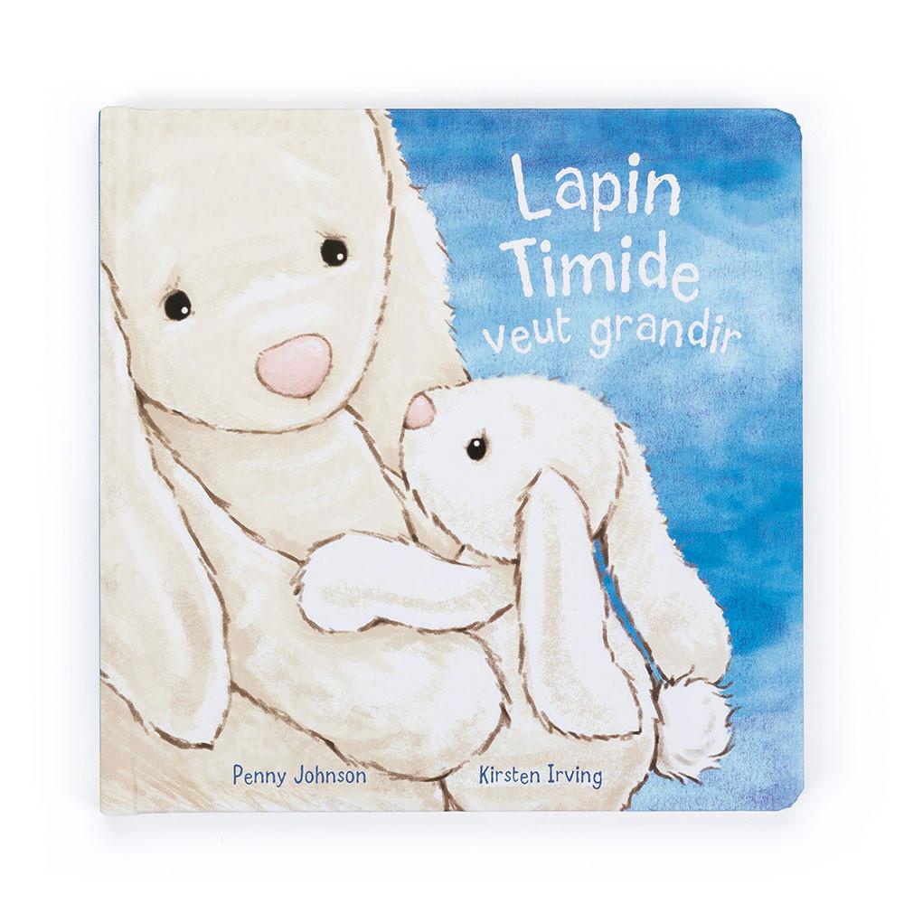 Juegos De Libros Y Juguetes Jellycat Lapin Timide Veut Grandir Livre and Bashful Cream Bunny Medium Blancas  Ecuador |  JFESU3519