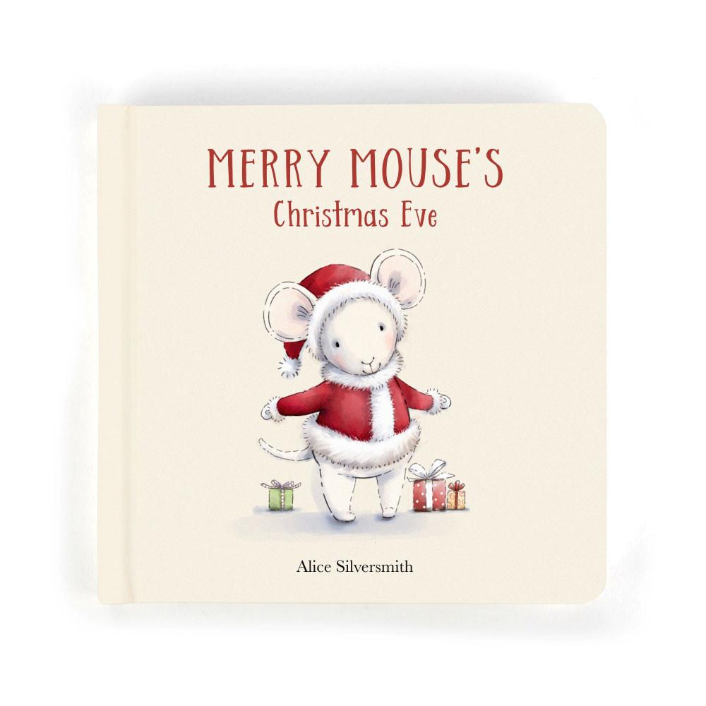 Juegos De Libros Y Juguetes Jellycat Merry Mouse's Christmas Eve Book and Merry Mouse Blancas  Ecuador |  RIUJW2514