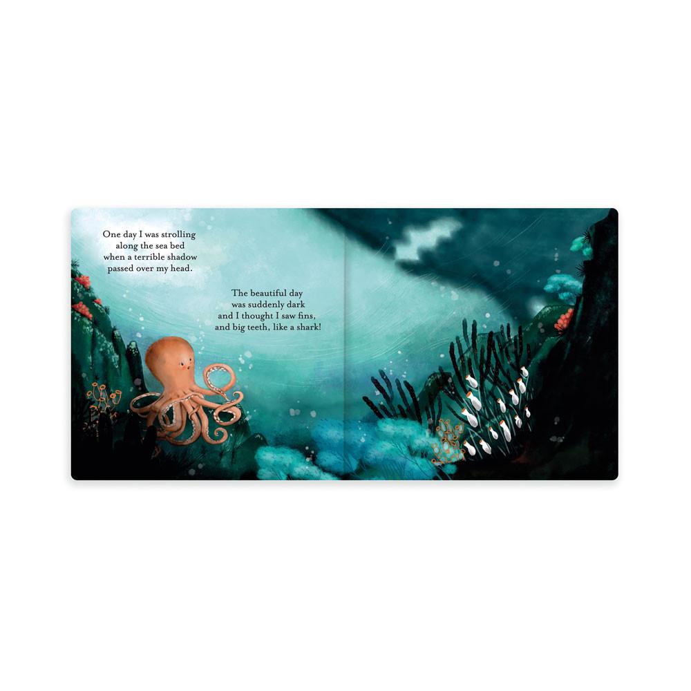 Juegos De Libros Y Juguetes Jellycat Odell, The Fearless Octopus Book 23cm x 23cm x 2cm Naranjas  Ecuador |  YCRUE7032