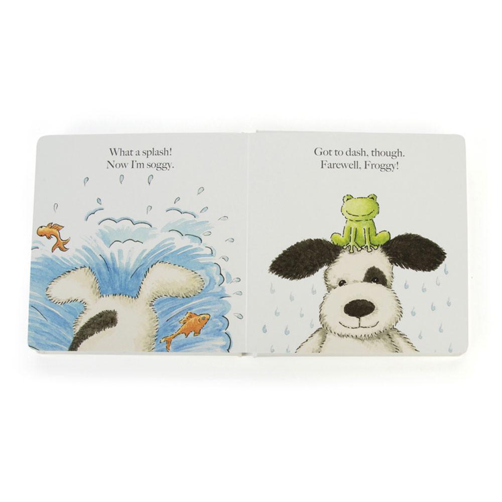 Juegos De Libros Y Juguetes Jellycat Puppy Makes Mischief Book and Bashful Puppy Medium Blancas  Ecuador |  UVTOG9508