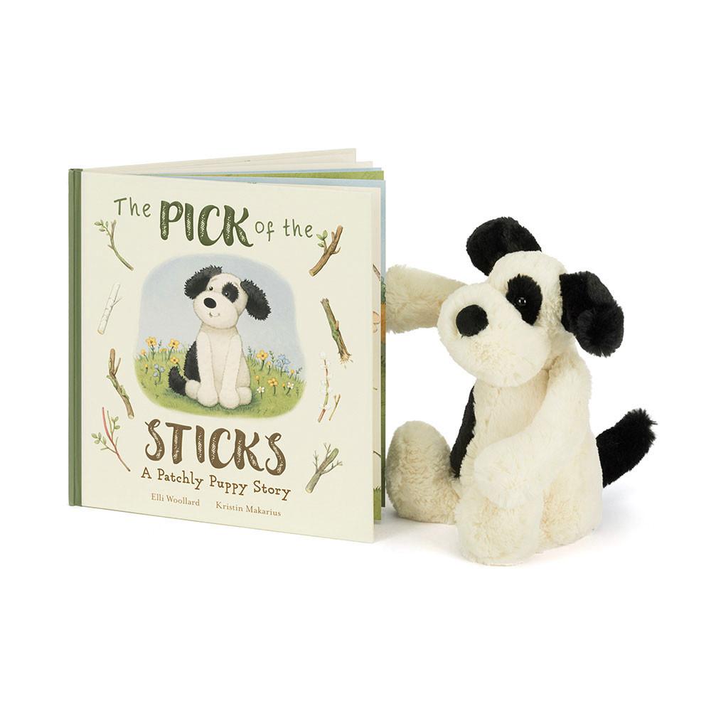 Juegos De Libros Y Juguetes Jellycat The Pick of the Sticks Book and Bashful & Cream Puppy Medium Blancas  Ecuador |  JCFZL5947