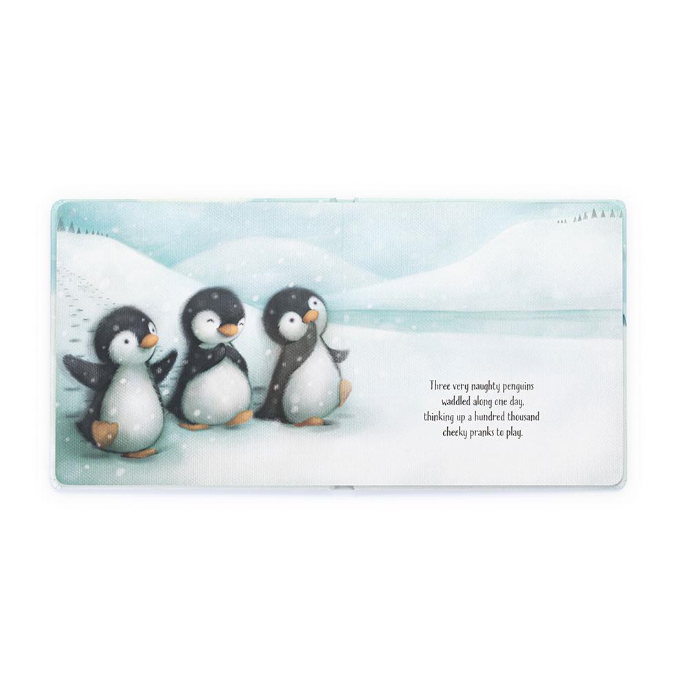 Juegos De Libros Y Juguetes Jellycat The Naughty Penguins Book and Peanut Penguin Medium Negras  Ecuador |  XJOSP7085