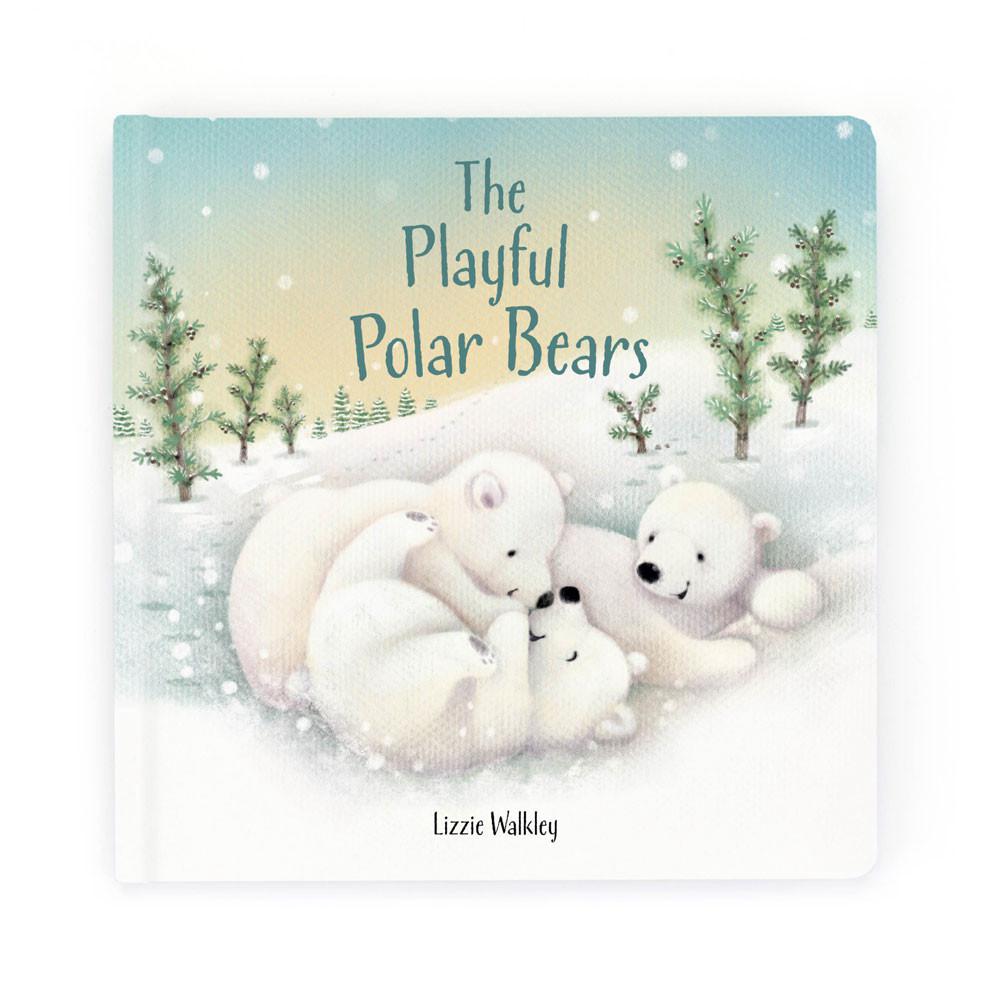 Juegos De Libros Y Juguetes Jellycat The Playful Polar Bears Book and Perry Polar Bear Small Blancas  Ecuador |  OGTVK5846