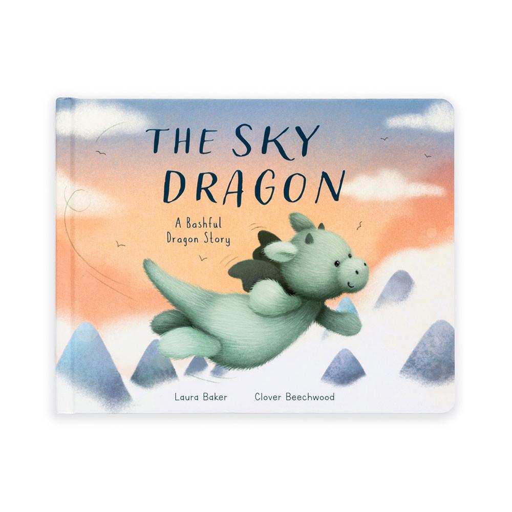 Juegos De Libros Y Juguetes Jellycat The Sky Dragon Book and Bashful Dragon Medium Verde  Ecuador |  ATICH8516