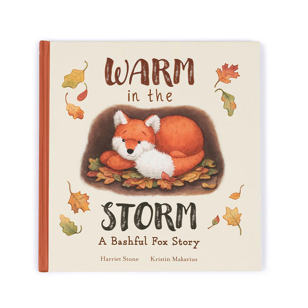 Juegos De Libros Y Juguetes Jellycat Warm in the Storm Book and Bashful Fox Cub Medium Blancas  Ecuador |  TGIUF1734