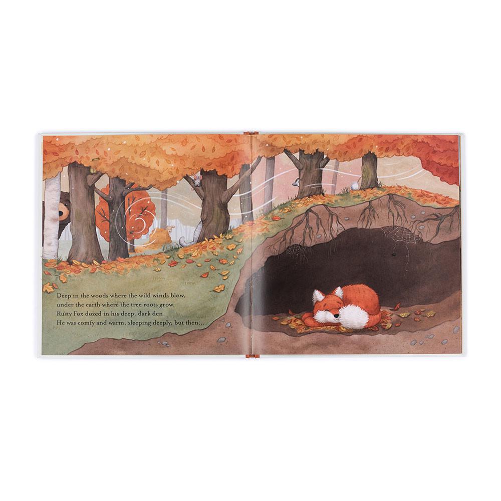 Juegos De Libros Y Juguetes Jellycat Warm in the Storm Book and Bashful Fox Cub Medium Blancas  Ecuador |  TGIUF1734
