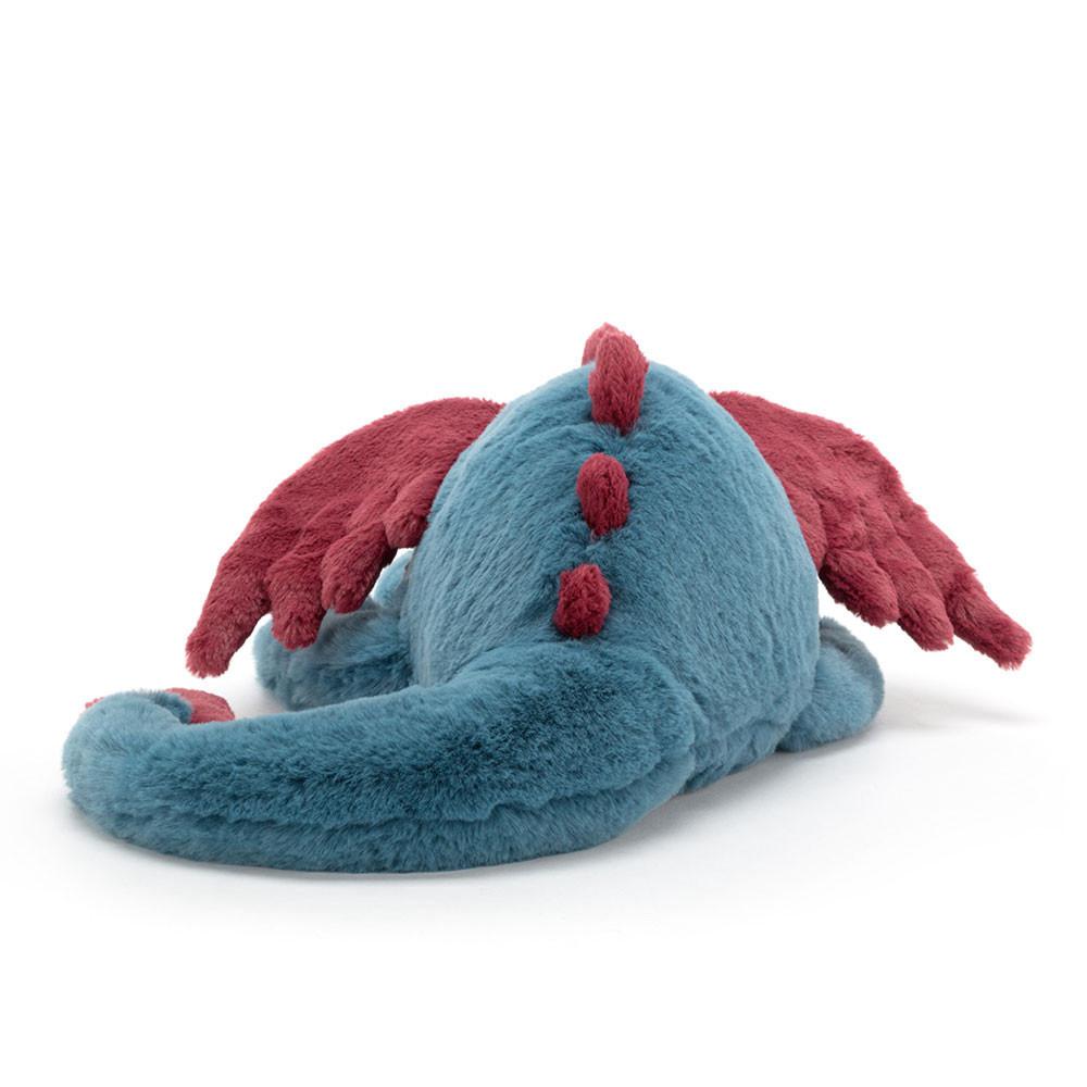 Juguetes Blandos Jellycat Dexter Dragon 8cm x 8cm x 30cm Azules  Ecuador |  ZXKPB5276