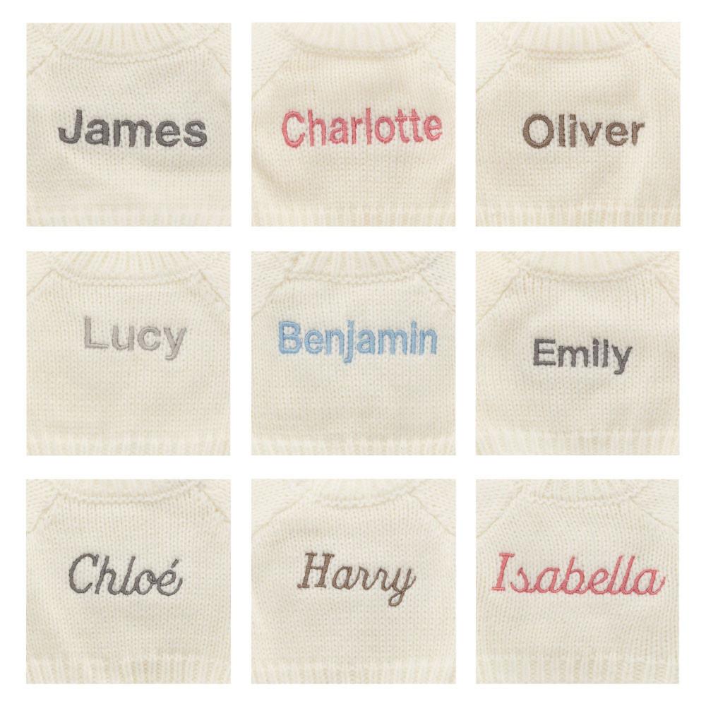 Juguetes Del Bebé Jellycat Bartholomew Bear with Personalised Cream Jumper 26cm x 12cm x 8cm Marrones  Ecuador |  TRCZY5790