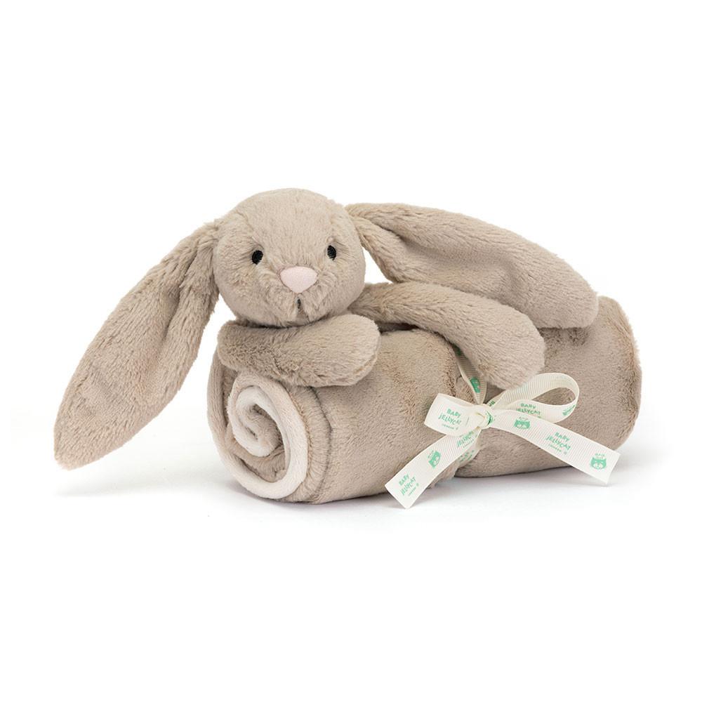 Juguetes Del Bebé Jellycat Bashful Bunny Blankie 56cm x 70cm x 9cm Beige  Ecuador |  JCIQF4973