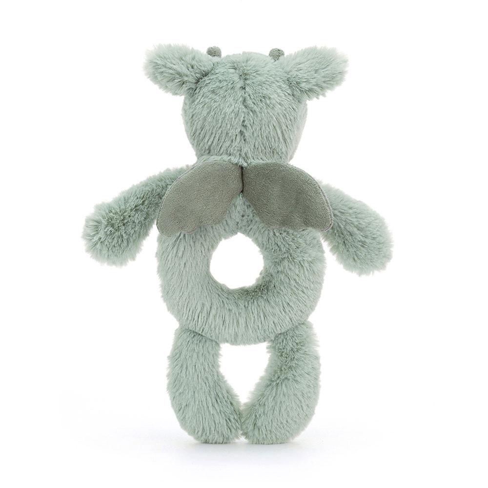 Juguetes Del Bebé Jellycat Bashful Dragon Ring Rattle 18cm x 8cm x 2cm Verde  Ecuador |  UPNQA8460
