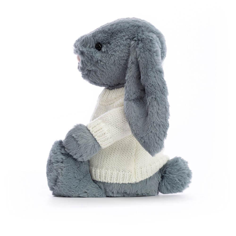 Juguetes Del Bebé Jellycat Bashful Dusky Bunny with Personalised Cream Jumper 31cm x 12cm x 9cm Azules  Ecuador |  XYHNV5812