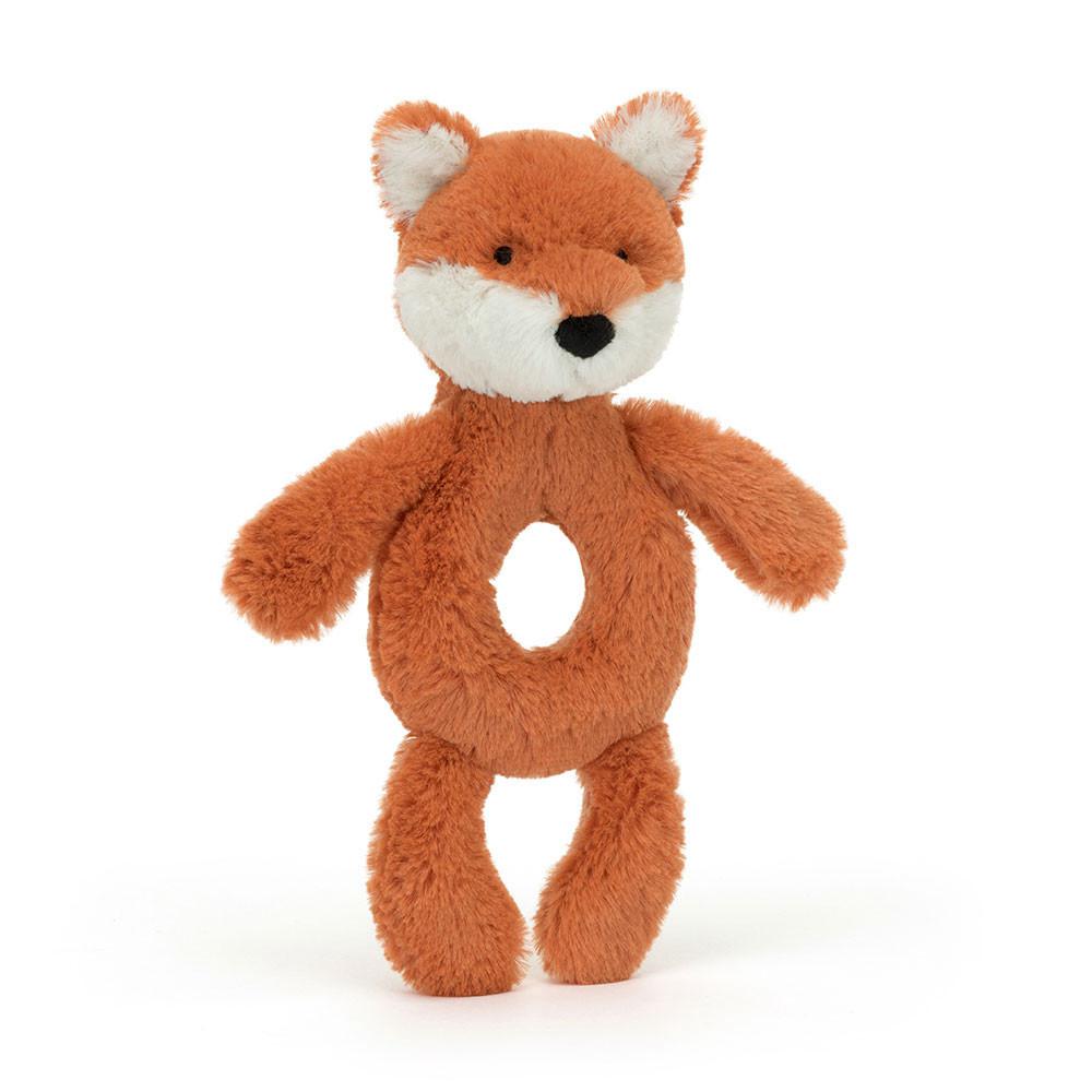 Juguetes Del Bebé Jellycat Bashful Fox Cub Ring Rattle 18cm x 8cm x 2cm Naranjas  Ecuador |  KTGSQ6154