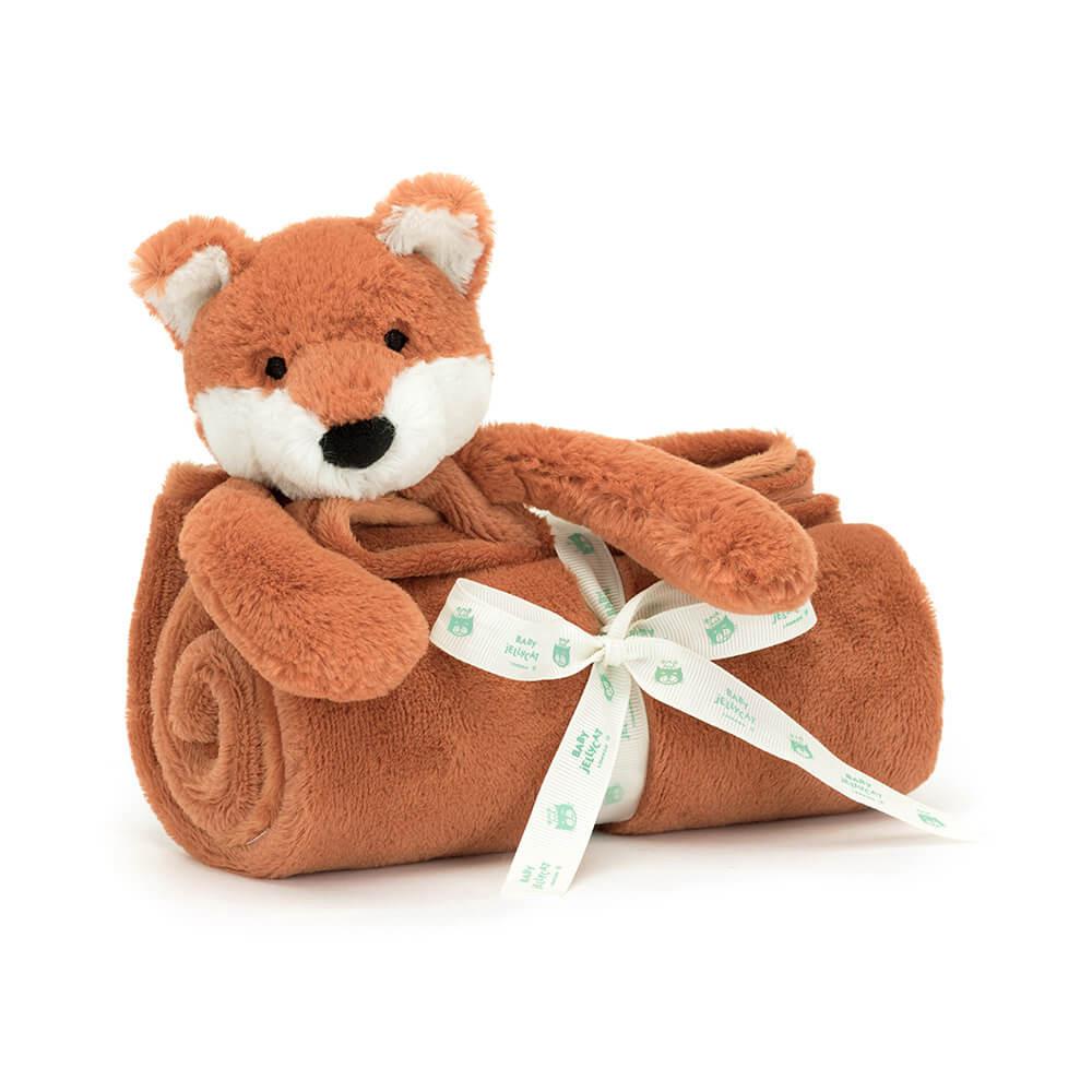 Juguetes Del Bebé Jellycat Bashful Fox Cub Blankie 56cm x 70cm x 9cm Naranjas  Ecuador |  MYGAX3861