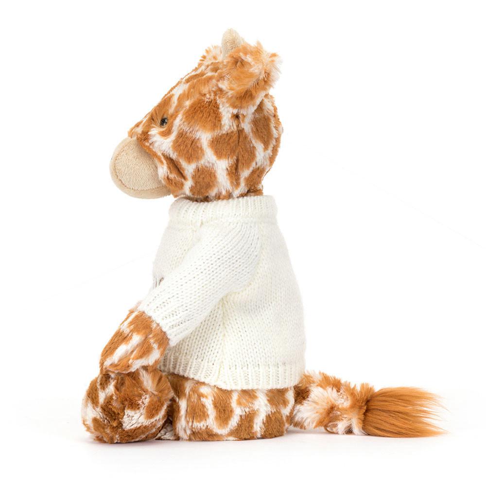 Juguetes Del Bebé Jellycat Bashful Giraffe with Personalised Cream Jumper 31cm x 12cm x 9cm Naranjas  Ecuador |  OSTRQ8130