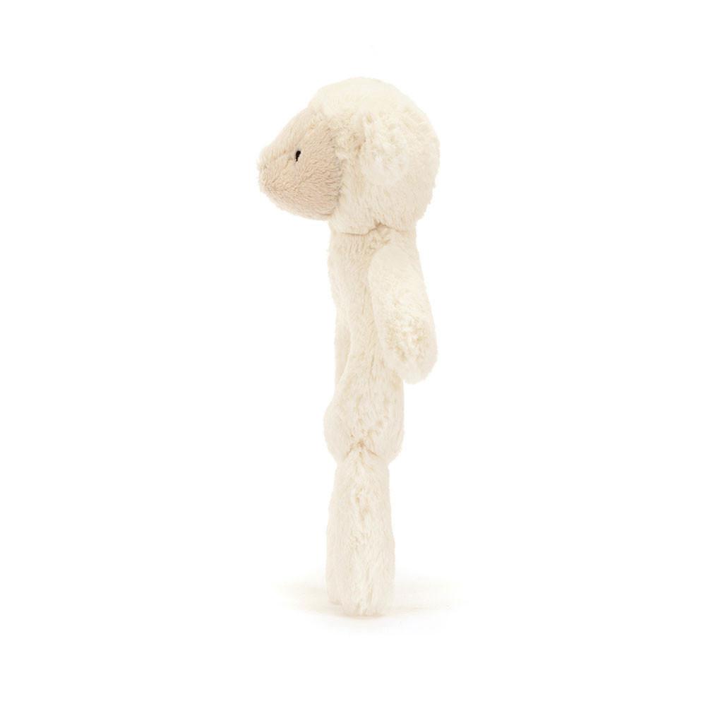 Juguetes Del Bebé Jellycat Bashful Lamb Ring Rattle 18cm x 8cm x 2cm Blancas  Ecuador |  IOUSX9086