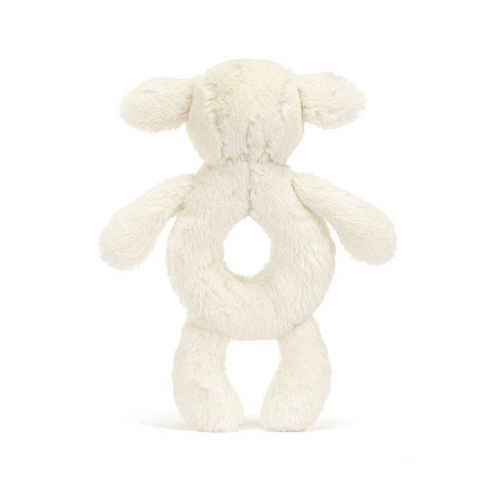 Juguetes Del Bebé Jellycat Bashful Lamb Ring Rattle 18cm x 8cm x 2cm Blancas  Ecuador |  IOUSX9086