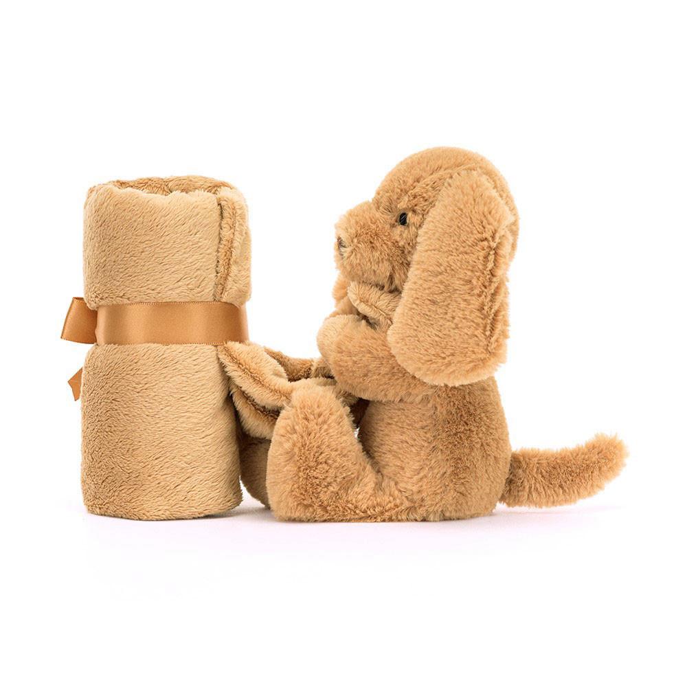 Juguetes Del Bebé Jellycat Bashful Toffee Puppy Soother 15cm x 34cm x 34cm Marrones  Ecuador |  NYKQR5927