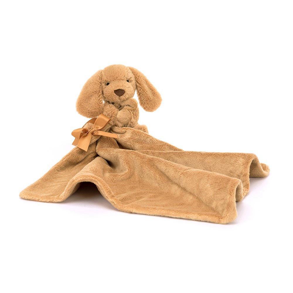 Juguetes Del Bebé Jellycat Bashful Toffee Puppy Soother 15cm x 34cm x 34cm Marrones  Ecuador |  NYKQR5927