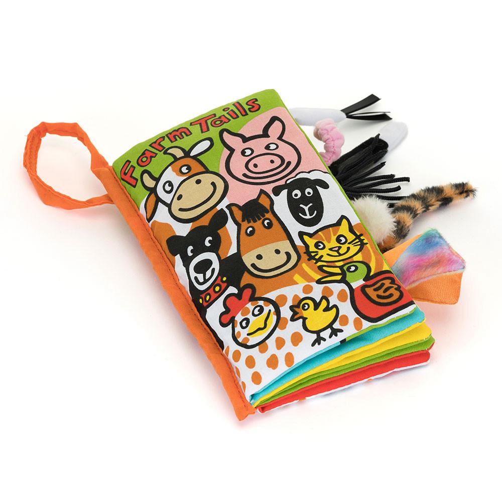 Juguetes Del Bebé Jellycat Farm Tails Activity Book 22cm x 13cm x 5cm Verde  Ecuador |  KUCIM9236