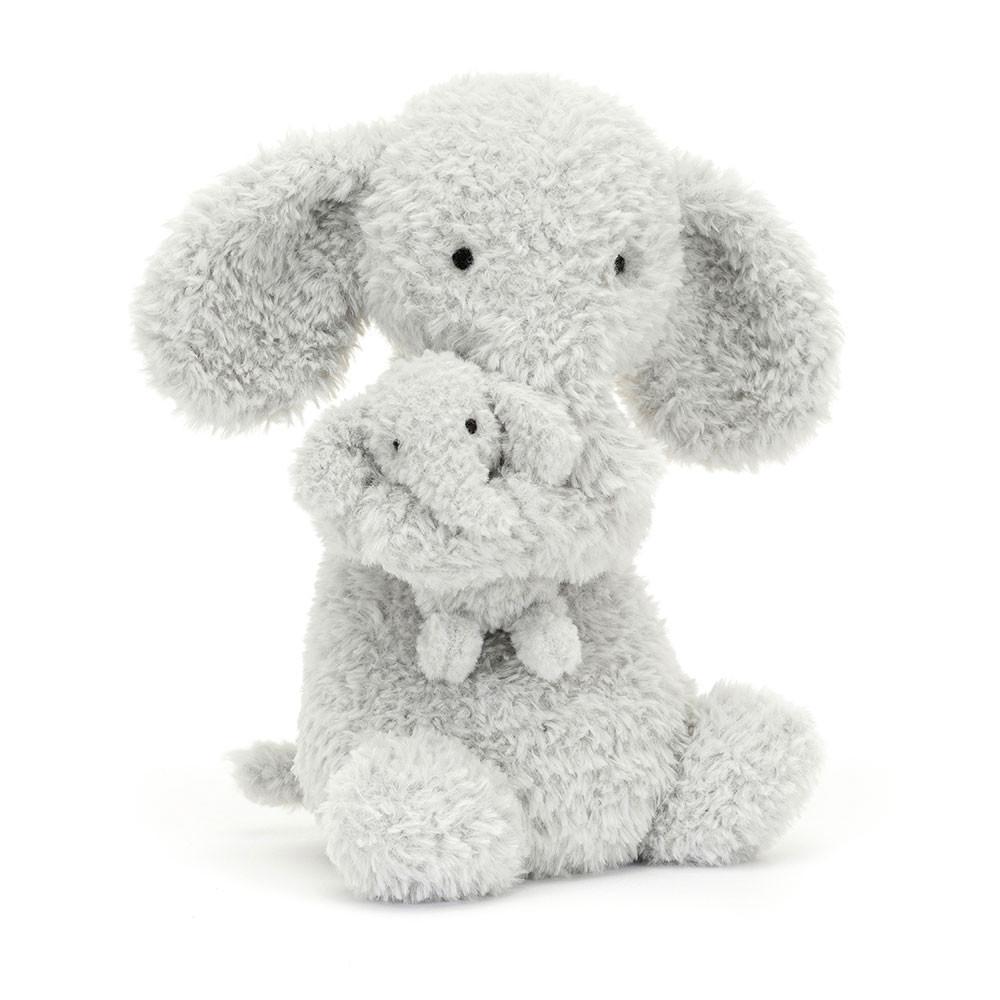 Juguetes Del Bebé Jellycat Huddles Elephant 26cm x 14cm x 10cm Gris  Ecuador |  LEXZM8312