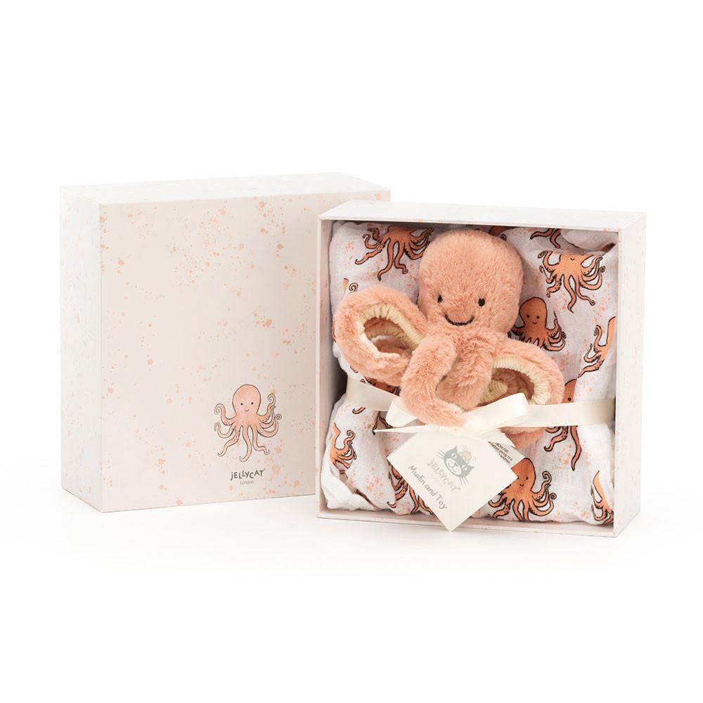 Juguetes Del Bebé Jellycat Odell Octopus Gift Set 18cm x 18cm x 8cm Naranjas  Ecuador |  VUZYQ3541