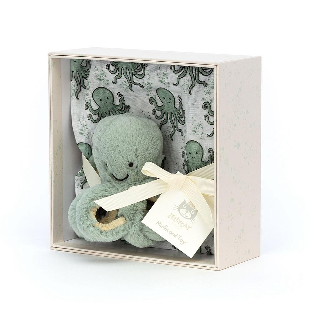 Juguetes Del Bebé Jellycat Odyssey Octopus Gift Set 18cm x 18cm x 8cm Verde  Ecuador |  AWQDU9432