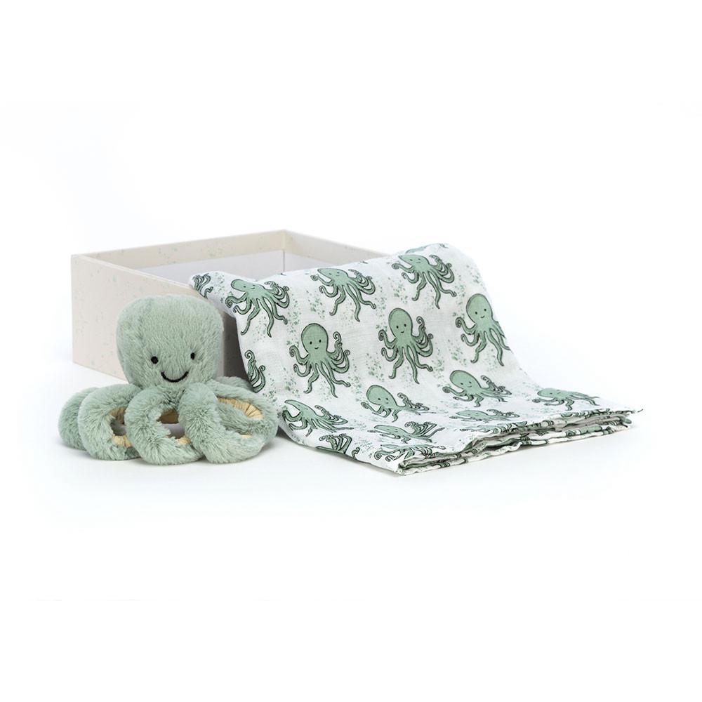 Juguetes Del Bebé Jellycat Odyssey Octopus Gift Set 18cm x 18cm x 8cm Verde  Ecuador |  AWQDU9432