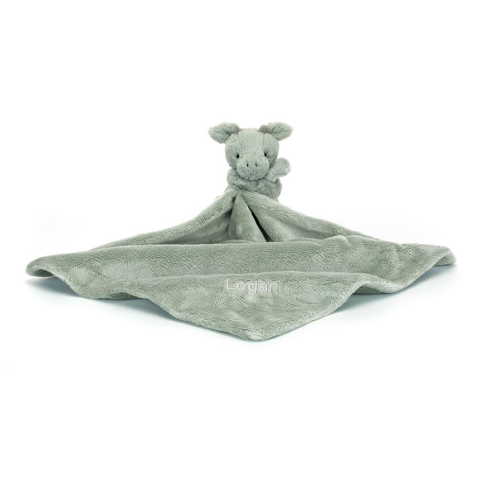 Juguetes Del Bebé Jellycat Personalised Bashful Dragon Soother 15cm x 34cm x 34cm Verde  Ecuador |  LPZFH3845