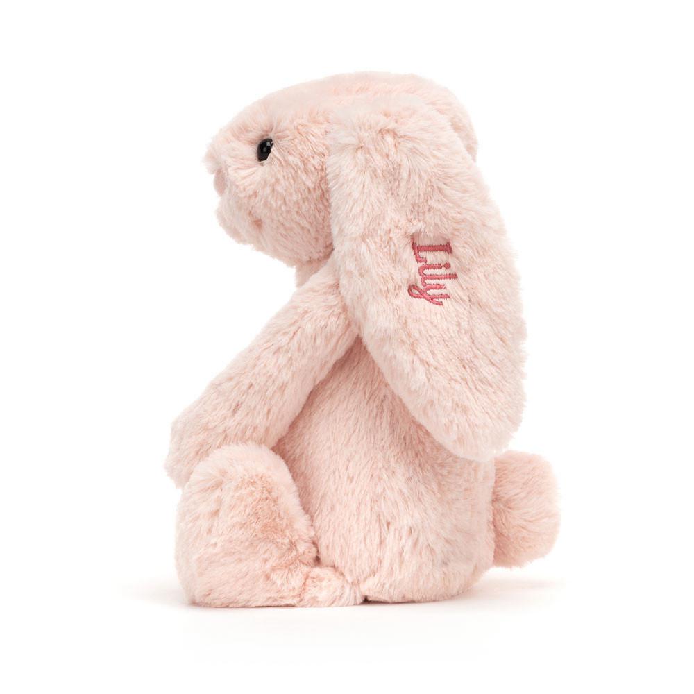 Juguetes Del Bebé Jellycat Personalised Bashful Blush Bunny Medium 56cm x 70cm x 9cm Rosas  Ecuador |  PBUQE3167