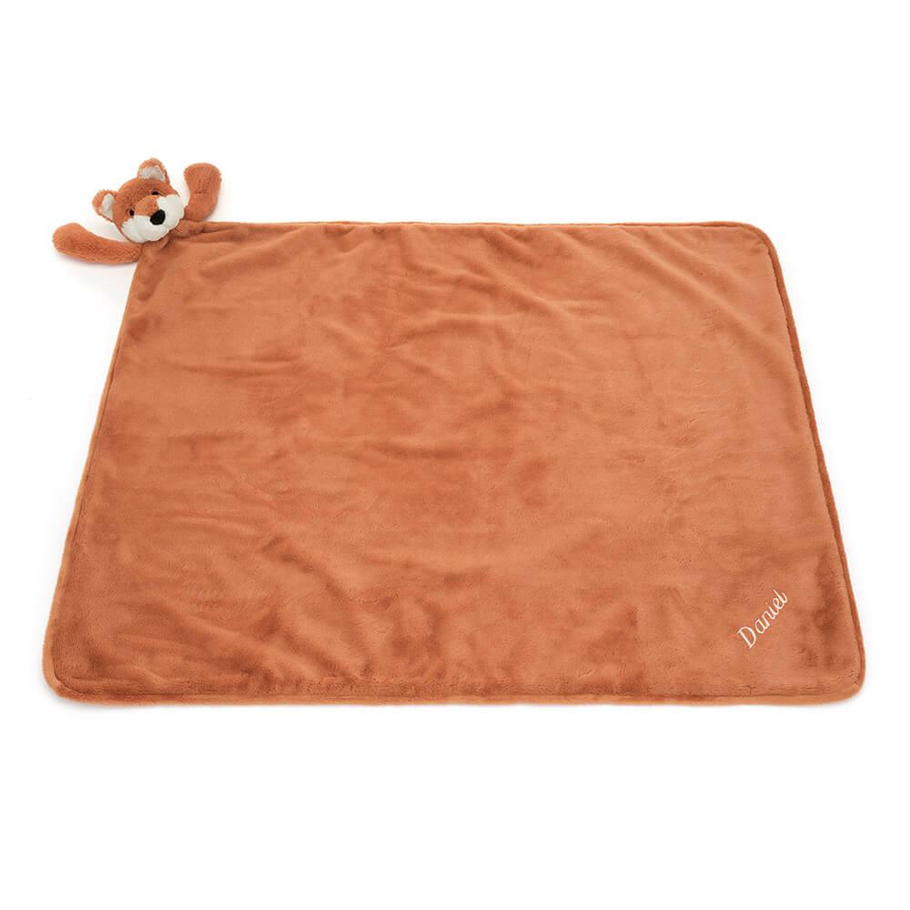 Juguetes Del Bebé Jellycat Personalised Bashful Fox Cub Blankie 56cm x 70cm x 9cm Naranjas  Ecuador |  QHFZC1250
