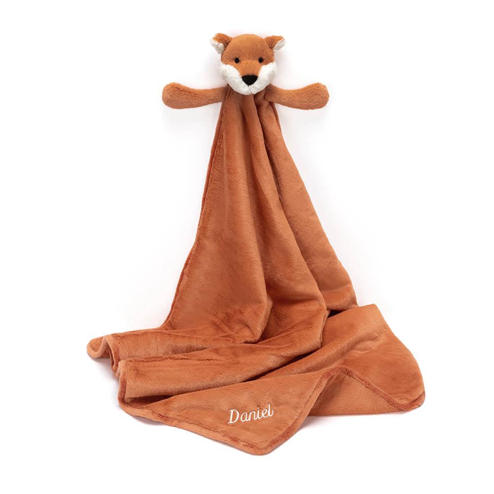 Juguetes Del Bebé Jellycat Personalised Bashful Fox Cub Blankie 56cm x 70cm x 9cm Naranjas  Ecuador |  QHFZC1250